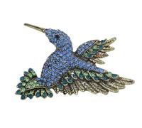 Broche avec colibri parfaite comme cadeau pour le début du prénom, anniversaire, examen, fiançailles, mariage, anniversaire d'enfant, fête