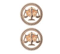 Broche Avocat Justice Épingle de Revers 2 Pièces, en Alliage Dorée | Juristes et Juges, Usage Bureau et Tribunal, Style Raffiné, Symbole D’équité