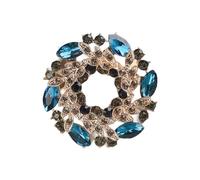 Broche Bauhinia élégante de style rétro avec fermoir sécurisé, convient pour les occasions professionnelles. Broche à fermoir sécurisé, taille unique, Comme décrit