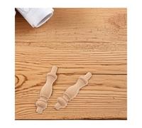 Broche Bois Non Fini Balustres en bois massif 10 pièces, inachevés
