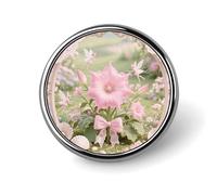 Broche bouton mandala fleur, classique et mignonne, style rond, élégante, en métal, personnalisable, pour vêtements, sacs à dos, chapeaux, vestes.