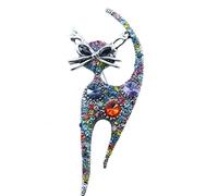 Broche Broches Multicolores Chat Émail Broches Broches Bijoux De Mode Pour Femmes Mariage Mariée