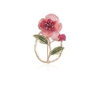 Broche camélia tissée à la Main, Broche de Manteau pour Femmes, Accessoires de Manteau de Robe
