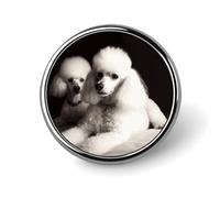 Broche Caniche Français pour Sac à Dos - Broche Mignonne et Décorative - Broches pour Femmes et Hommes - Épinglettes de Revers pour Costumes - Badges Mode pour Chapeaux, Sacs à Dos, Sacs à Main, Ves