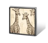 Broche carrée en métal Koala et Papillon pour costumes, sacs à dos, chapeaux, accessoires de revers