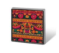 Broche carrée réaliste en métal représentant un pélican, accessoire pour costumes, sacs à dos et chapeaux.