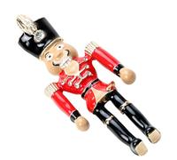 Broche Casse-noisette de Noël en Métal, Légère, et Paquet | Accessoire Festif, Style Cartoon, Usage Quotidien ou Invité Mariage, Présent Saisonnier pour Amateurs de Mode