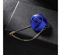 Broche chaîne à pompon, broche élégante for homme, broche de costume for homme, accessoires de corsage de costume for marié et témoin(Colour 4)