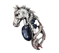 Broche cheval créative vintage moderne et élégante, broche en alliage, de corsage, de poitrine pour les amateurs de mode, accessoire léger et convivial pour les voyages