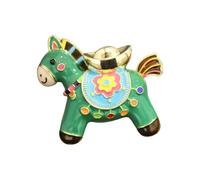 Broche cheval de dessin animé avec motif dopamine pour une amélioration de la mode douce cadeau pour enfants, taille unique, Comme décrit