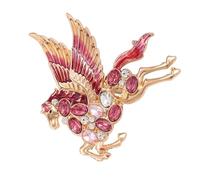 Broche cheval en cristal brillant ajoutant une brillance élégante à n'importe quelle tenue. Broche élégante en forme de cheval adaptée à diverses occasions, taille unique, Comme décrit
