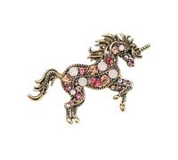 Broche cheval, épingle, vêtements, bijoux, beau accessoire, badge mer, structure en alliage, cadeau pour les amateurs de mode, élégante pour un usage quotidien, Einheitsgröße, comme décrit