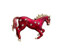 Broche cheval galop pour hommes et femmes, épingle animale élégante, accessoire de mode, alliage métallique robuste, Badge unisexe, broche cheval Simple