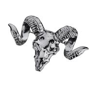 Broche Chèvre Argentée en Alliage, Style Vintage et Élégant | 1 Pièce Épingle de Maintien, Motif Animal Mignon, pour Bérets, Cardigans, Dîners et Fêtes