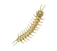 Broche Chilopod en métal antique pour rehausser les chemises formelles, One Size, Comme décrit