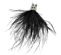 Broche chouette mystique en alliage - Bijoux d'automne et d'hiver - Vêtements d'hiver décoratifs - Multifonctionnel, One Size, Comme décrit