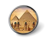 Broche circulaire représentant des tournesols, un cadeau d'été idéal pour les femmes et les hommes, inspirée des insignes circulaires de l'Égypte antique. Souvenir.