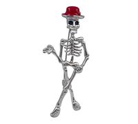 Broche citrouille araignée squelette chapeau de sorcière pour femme, broche tendance en émail pour Halloween, Thanksgiving, Métal, Pas de gemme