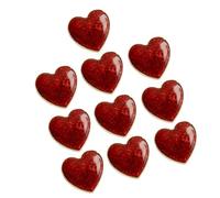 Broche classique en forme de cœur rouge fabriquée à partir de Kirsite de qualité supérieure pour un accessoire de mode robuste, idéal pour les voyages