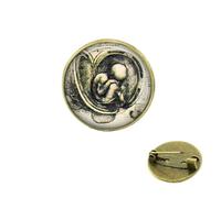 Broche classique « The Red Cross » pour infirmière - Bijoux fière d'être une infirmière, Verre