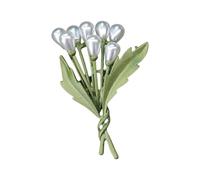 Broche colorée multifonction, belle broche en forme de plante, parfaite pour les amateurs de mode, Métal