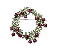 Broche colorée multifonction, belle broche en forme de plante, parfaite pour les amateurs de mode, Métal