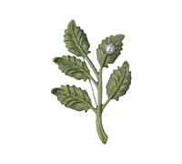 Broche colorée multifonction, belle broche en forme de plante, parfaite pour les amateurs de mode, Métal