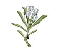 Broche colorée multifonction, belle broche en forme de plante pour les amateurs de mode, cadeau fait à la main, taille unique, Comme décrit