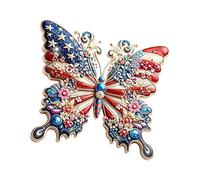 Broche commémorative des 250 ans fondateurs des États-Unis | Corsage en alliage pour décoration de tenue de vacances et décoration de manteau pour tenue festive et collection