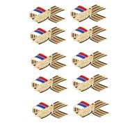 Broche commémorative du jour des victoires de la Russie, épingle à revers, badge à fermeture sécurisée pour affichage patriotique et, épingle à revers du drapeau russe