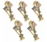 Broche commémorative faite à la main pour soldat, chapeau ou revers, badge commémoratif militaire vétéran, broche drapeau patriotique, regular, Acrylique