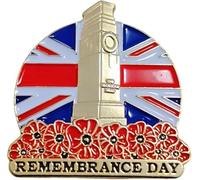 Broche coquelicot pour décorations cadeaux souvenirs drapeau Union Jack