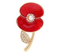 Broche coquelicot rouge Lest We Forget Souvenir