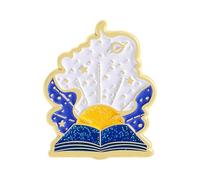Broche Creative Cartoon Ciel Étoilé Univers - Design Messenger étoile pour un style unique, taille unique, Acrylique