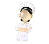 Broche créative de personnalité cuisinier Leple - Broche professionnelle polyvalente - Accessoire de poitrine - Accessoire simple