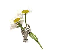 Broche créative en alliage brillant pour fleurs, idéale pour vestes, écharpes et sacs - Accessoire élégant