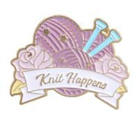 Broche Créative en Alliage pour Vestes et Chapeaux, Pourpre | Épingle Élégante à Clipser, Style Fête, pour Dames et Artisanes, pour Personnaliser Vos Tenues