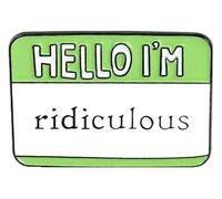 Broche créative en émail : billet aérien, film, art, punk, insigne, Klein, Métal non précieux