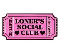 Broche créative en émail : billet aérien, film, art, punk, insigne, Klein, Métal non précieux