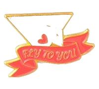 Broche créative en émail : billet aérien, film, art, punk, insigne, Klein, Métal non précieux