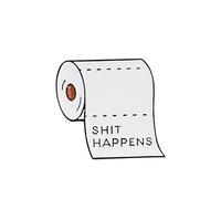 Broche créative en papier imprimé lettre en émail épinglette chapeau costume décoration cadeau design tendance