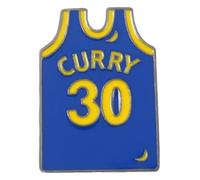 Broche créative pour maillot de basket-ball, unisexe, broche en émail de sport, insigne de veste de sac, Klein, Métal non précieux