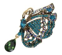 Broche créatrice de Fleur de Fleur Unique de Mode materpin pour Habillage de fête en Vert Olive Vert