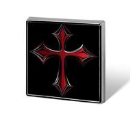 Broche Croix de Fer Sanglante, insigne carré, épinglette de revers pour femme ou homme, cadeau