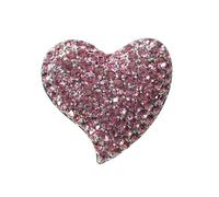Broche Cœur en Alliage, Épingle Décorative Élégante | Accessoire Portable et Confortable, Style Frais, pour Veste, Châle, Fête et Mariage