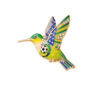 Broche d ' oiseau à plumes, légère, confortable, résistante à l ' usure, épingle à revers, pour femmes, amis et famille, épingle à oiseau patriotique