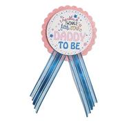 Broche « Daddy to Be » Twinkle Little Star pour fête prénatale - Rose et bleu - It's a Girl, It's a Boy Baby Sprinkle