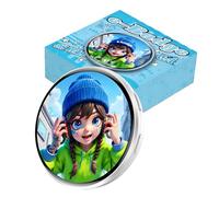 Broche d'affichage numérique, broche portable pour écran de 1,5 pouces avec animation dynamique, badge électronique avec batterie rechargeable, accessoire de vêtements, fan Gear pour anime et cosplay
