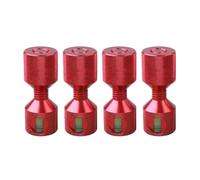 Broche d'alignement de bride en aluminium avec ampoule de qualité durable, rouge haute visibilité et résistant à la corrosion pour raccord de tuyau, outil d'alignement résistant