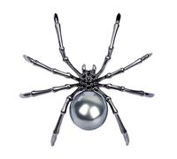Broche d'araignée gothique - strobas en métal en phine de conception complexe | Accessoire de sac à dos étrange pour la mode gothique, les tenues d'Halloween et le style alternatif, la pièce de bijoux